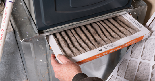 dirty HVAC filter